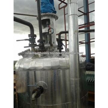 Refined palm oil refinery plant with fractionation section