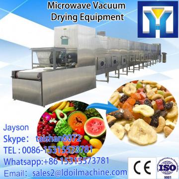 2015 hot sel 304 stainless steel industrial conveyor belt microwave tunnel roasting machine for tea tree mushroom roaster